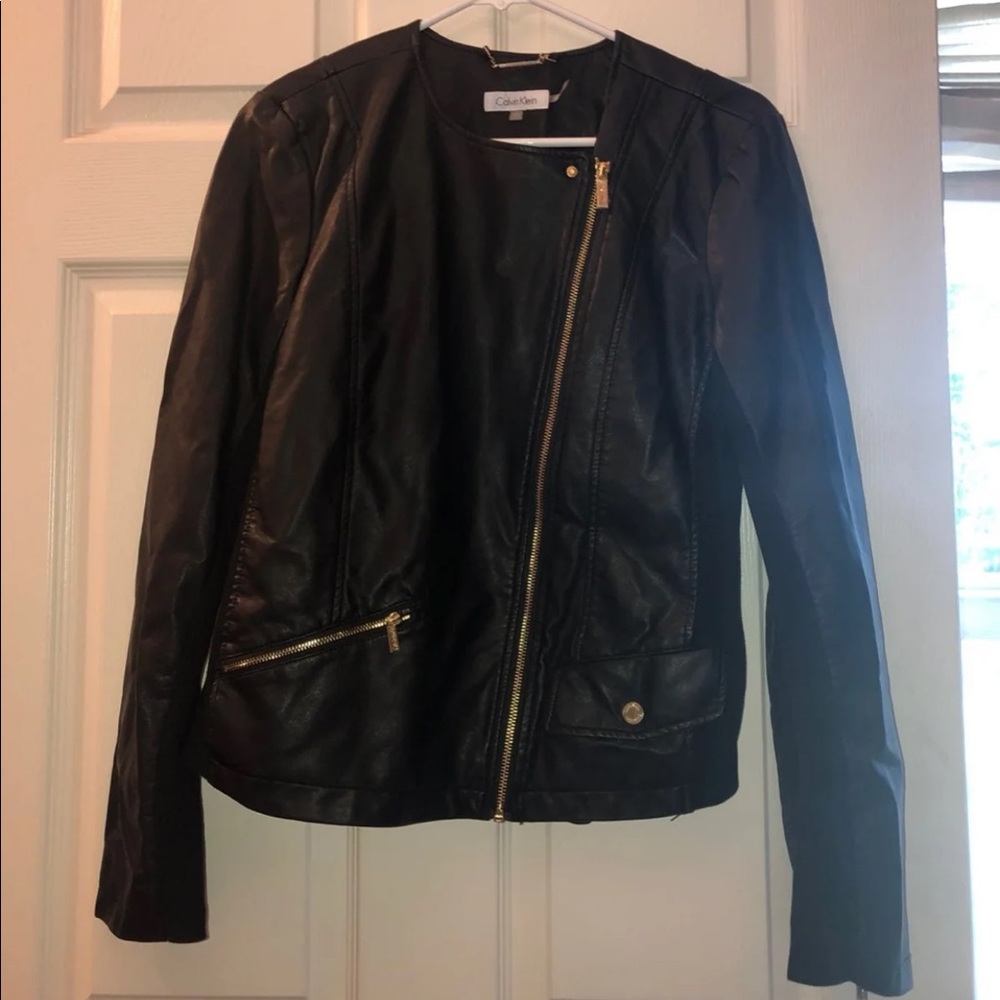 Calvin Klein leather jacket